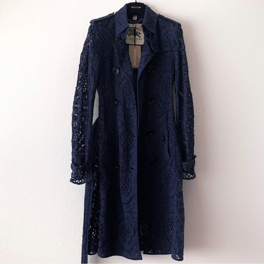 Burberry lace trench coat